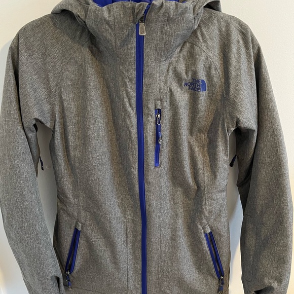 The North Face Gray Hooded Jacket - Picture 1 of 4
